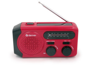 foto de RADIO DENVER SOLAR CON MANIVELA, LINTERNA Y FUNCION SOS