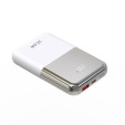 foto de LEOTEC POWERBANK 10000MAH 22,5W PD20W CARGA RAPIDA BLANCO/PLATA 1USB-C+1 USB-A INCLUYE CABLE USB-A A