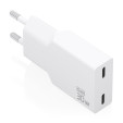 foto de CARGADOR AISENS ULTRA DELGADO GaN 30W 2xUSB-C PD3.0 BLANCO