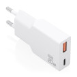 foto de CARGADOR AISENS ULTRA DELGADO GaN 20W 1xUSB-C PD3.0 QC4.0 1xUSB-A QC3.0 BLANCO