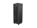 foto de ARMARIO LANBERG RACK 19 37U 600X600 FLAT PACK PUERTA PERFORADA CON LCD