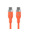 foto de HYPERJUICE FLEX USB-C SILICONE CHARGING CABLE - ORANGE