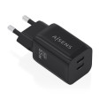 foto de CARGADOR AISENS GaN 65W 2xUSB-C PD3.0 QC4.0 NEGRO