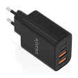 foto de CARGADOR AISENS GaN 32W 2xUSB-C PD3.0, 2xUSB-A NEGRO