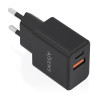 foto de CARGADOR AISENS GaN 20W 1xUSB-C PD3.0 1xUSB-A QC3.0 NEGRO