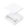 foto de CAJA CONEXIONES AISENS VGA+JACK3.5+2xHDMI+2xUSB-B+2xRJ45 CAT.6A STP BLANCO