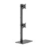foto de SOPORTE AISENS MESA PEANA GIRATORIO INCLINABLE 2 MONITOR/TV 12KG 17-34