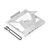 foto de SOPORTE AISENS SOBREMESA AJUSTABLE PORTATIL/TABLET USB-C DOCK 7 EN 1