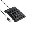 foto de TECLADO NUMERICO TOOQ TQK-2001-B USB 19 TECLAS NEGRO