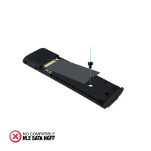 foto de CARCASA TOOQ TQE-2230B M.2 NVMe PCIe USB 3.1 GEN2 NEGRO
